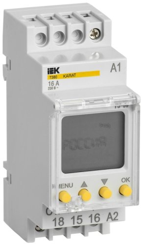 Реле времени электронное на DIN-рейку IEK KARAT ТЭ80 16А 230В  картинка